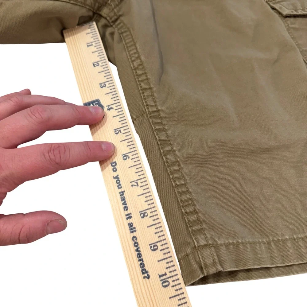 Y2K Volcom Cargo Shorts Mens 31 Brown Cotton Utility Skate Gorpcore Streetwear
